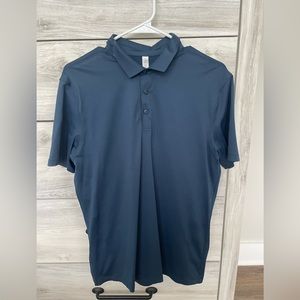 Mens cooling blue lululemon polo size medium.